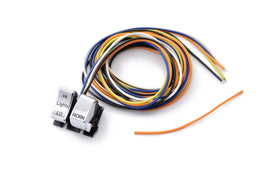 HardDrive chrome horn switch assembly for vehicles, model 82-95, with dimmer and horn switch functionality.