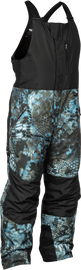 Fly Racing Outpost Kryptek Bib in Neptune, featuring durable fabric and Kryptek camouflage pattern for off-road riding.