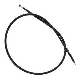 All Balls clutch cable 24-52128 with hydraulic control lines, showing the black cable and fittings against a plain background.