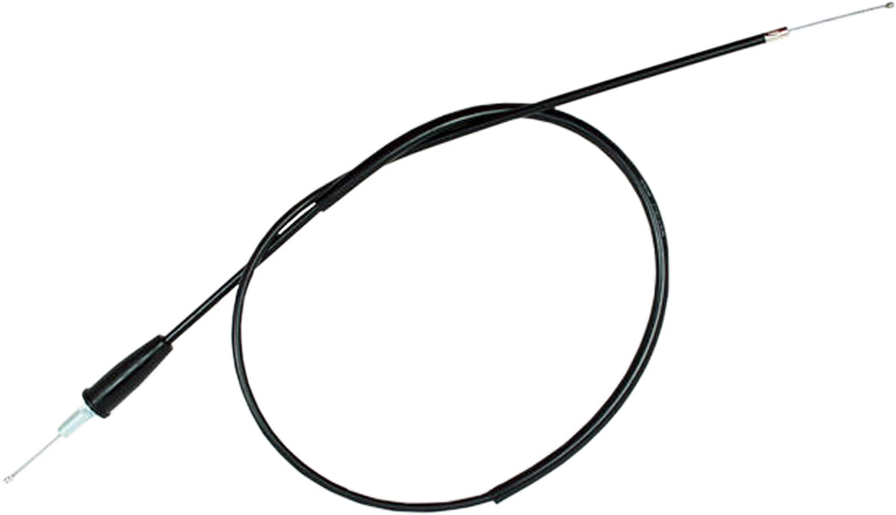 Motion Pro black vinyl throttle cable 70-4107, a durable control line for motorcycle or ATV throttle systems.