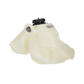 Acerbis fuel tank for KTM KX motorcycle, natural color, showing the shape and mounting points of the plastic fuel tank.