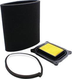 All Balls Air Filter Kit 248-1082 showing a clean, cylindrical air filter with rubber sealing edges for motorcycle or dirt bike.