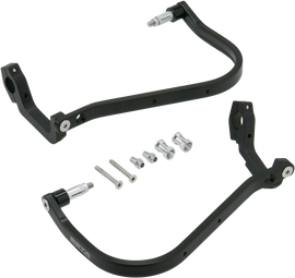 Black ZETA Adventure Armor handguards for Honda CRF250, designed for durable hand protection during off-road riding.
