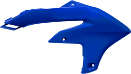 Polisport Plastics radiator scoops in blue for Yamaha YZ 64-849841, body parts with sleek design and vibrant color.