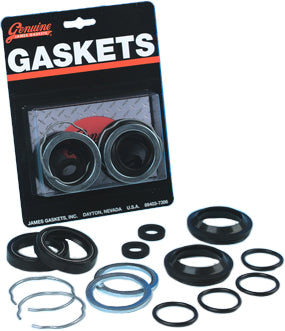 James Gasket Fork Seal Deuce Kit 45849-00 for motorcycle forks, includes gasket and seal components for fork maintenance.