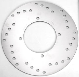 EBC Motorcycle Brakes standard rotor 15-6200 showing a close-up of the durable metal brake disc with vented design.