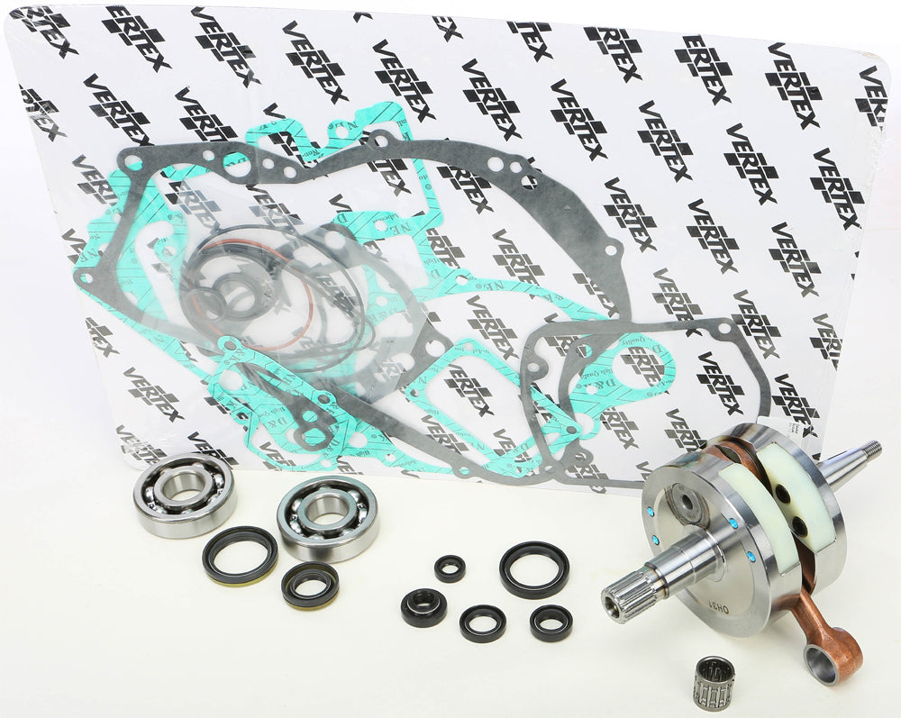 Hot Rods engine bottom end kit 421-0074 with pistons, crankshaft, and connecting rods assembled for performance engine rebuild.
