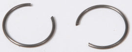 Vertex piston circlips for Vertex pistons, showing metal clips used in engine piston assemblies.
