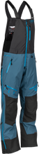Load image into Gallery viewer, Fly Racing Incline Bib in blue and grey, showcasing the adjustable straps and durable fabric for motocross riding.