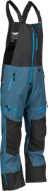 Fly Racing Incline Bib in blue and grey, XL size, featuring adjustable straps and durable fabric, designed for motocross riding.