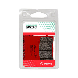 Brembo Prime Sa brake pads sintered 177-0143, showing metallic brake pad surfaces with Brembo branding.