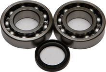 Load image into Gallery viewer, All Balls engine crankshaft bearing and seal kit 22-41081, includes bearings and seals for engine repair, shown with components laid out.