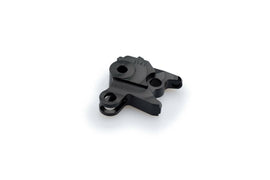 Black PUIG lever adapter brake lever for motorcycles, showing the sleek, matte finish and ergonomic shape of the lever.