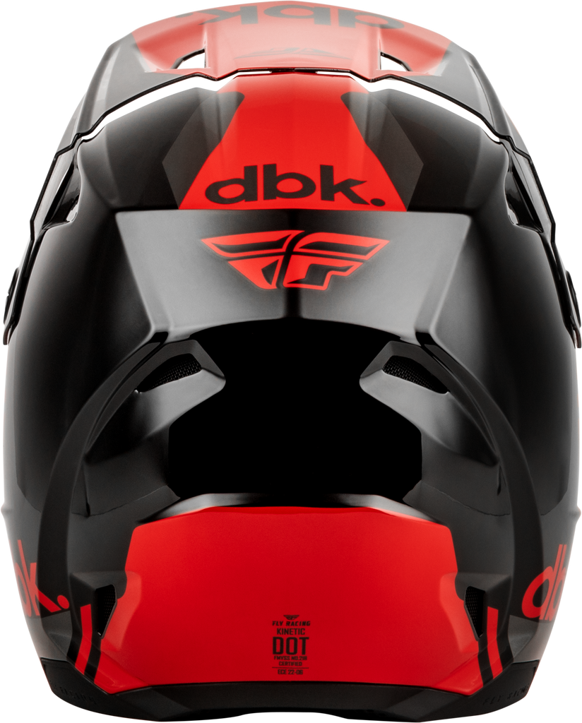 Kinetic Dbk Helmet Black/Red/Grey Lg
