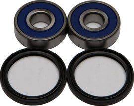 All Balls front and rear wheel bearing and seal kit 22-51147 with drive components, showing seals and bearings in package.