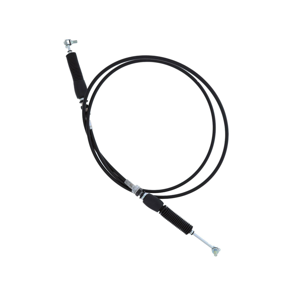 All Balls UTV shift cable with hydraulic control lines, featuring durable black cable and fittings for smooth gear shifting.