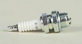 NGK Spark Plug #7909/10 2-AB8 showing the metal shell and ceramic insulator for automotive engine performance.