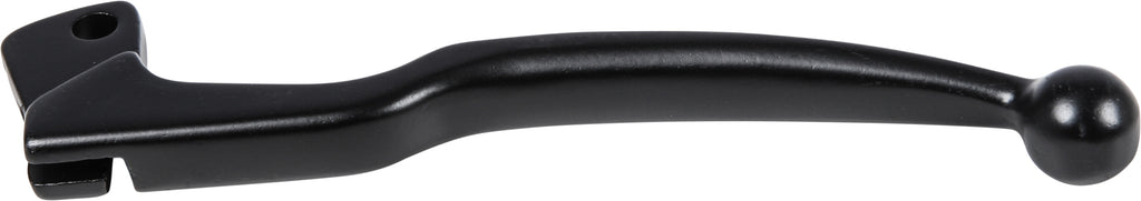 Black Fire Power clutch lever for street motorcycles, featuring a sleek design and ergonomic grip for easy handling.