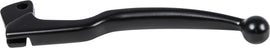 Black Fire Power clutch lever for street motorcycles, featuring a sleek design and ergonomic grip for easy handling.