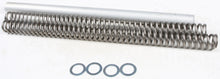 Load image into Gallery viewer, Race Tech off-road fork spring 0.65kg for motocross and dirt bikes, showing the coiled metal spring in a close-up view.