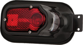 HardDrive tombstone taillight in black, OEM style, with illumination features, part number 68002-47 for vehicle lighting.