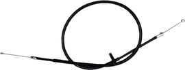 Motion Pro black vinyl throttle cable for motorcycle control lines, showing the coiled cable with metal fittings.