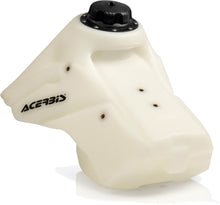 Load image into Gallery viewer, Acerbis 2.7-gallon natural fuel tank for motorcycles, showing the plastic container with fuel cap and branding details.