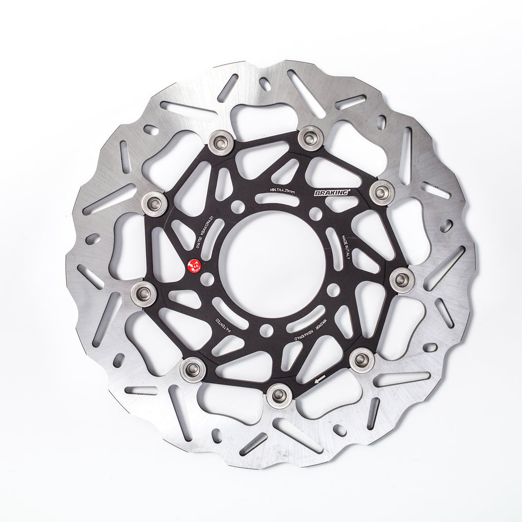 Braking SK2 directional rotor right side, 32-6790R, for bicycle braking system, showcasing the metal rotor with detailed surface texture.