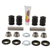 Load image into Gallery viewer, Pivot Works Upper A-Arm Kit 52-1184U for motorcycle suspension, showing the assembled suspension components and hardware.