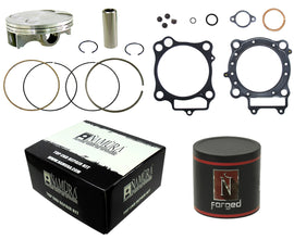 Namura forged Nikasil cylinder top end kit with piston, rings, and components for 95.98mm engine, includes honed 11:1 compression parts
