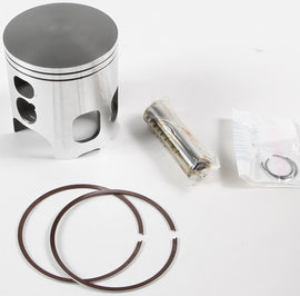 Wiseco 65.50/+1.50 Yam piston kit with components, featuring a high-performance piston for motorcycle engine upgrades.