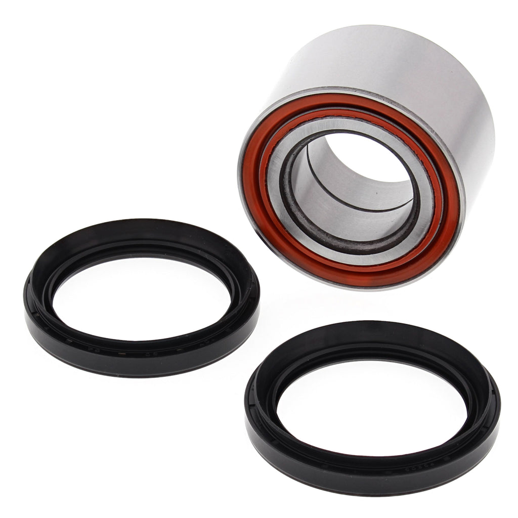All Balls tapered drive wheel bearing 22-51700H for motorcycle, showing the metal bearing with tapered design.