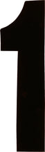 Load image into Gallery viewer, Dirt Digits #1 7-inch black extreme decals, set of three graphics for vehicles or bikes, by Dirt Digits.