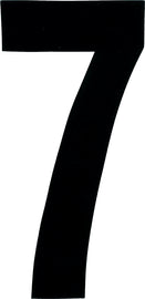 Black Dirt Digits #7 decals, 4-inch graphic stickers, featuring extreme design, shown in a 3-pack for dirt bike or motocross use