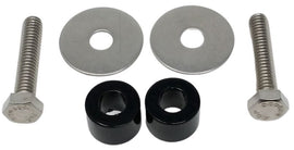 DK Custom Products Deluxe Tank Lift Kit hardware for 1999-up Softail and Touring motorcycles, includes fasteners and fittings.