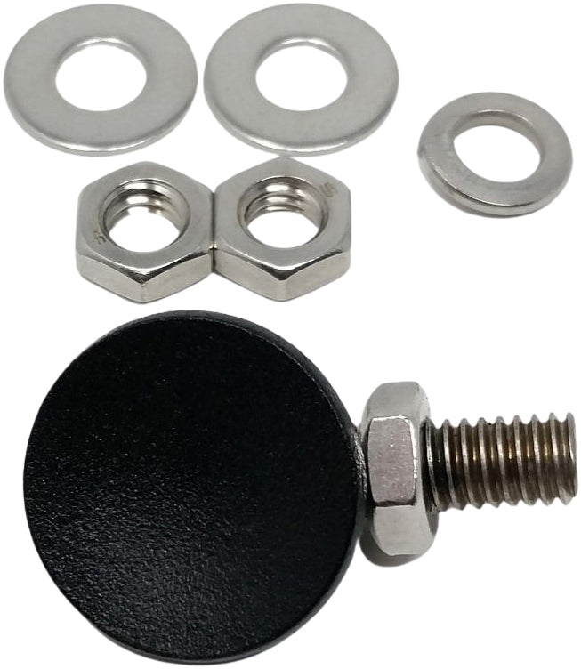 DK Custom Products Thunder Torque Insert for 1-inch diameter and larger fittings, shown in close-up of hardware fitting.