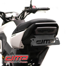 Load image into Gallery viewer, DMP black fender eliminator kit for HON 71-2109BK motorcycle body, sleek and durable motorcycle tail tidy with mounting components.