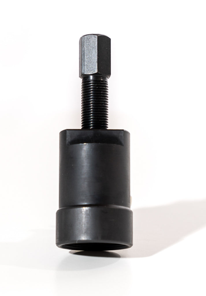 DSS Magneto Flywheel Puller 62-2060 tool for removing flywheels, shown with metal components and threaded bolt for engine work.