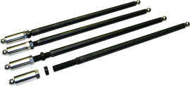 Feuling Race Series adjustable push rods for engine, featuring metallic finish and detailed components.