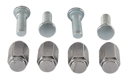 All Balls Wheel Stud Kit 28-51002 with metal wheel studs and nuts, designed for vehicle wheel mounting hardware.