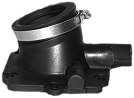 SP1 mounting flange for intake, carb, and fuel system, model 12-14701, shown in the image with a metallic finish.