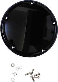 HardDrive glossy black softail engine derby cover with M8 bolt holes, compatible with Softail models, OE#25700971.