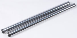 HardDrive 49mm fork tubes for suspension, 31-1/2 inches overstock, compatible with Harley Davidson motorcycles.