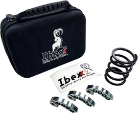 Ibexx clutch kit for Axys 800 Stage 1, featuring multiple clutch components on a white background.