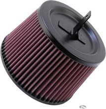 Load image into Gallery viewer, K&amp;N Air Filter 764506 showing the reusable, high-flow air filter with pleated cotton media for optimal engine performance.