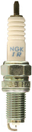 NGK spark plug #4742/04 2-KR8DI displaying its metal terminal and ceramic insulator for automotive ignition systems