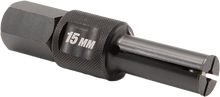 Load image into Gallery viewer, Motion Pro 15mm replacement collet for tools, shown in the image with metal construction and precise fitting details.