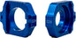 WORKS Axle Blocks Elite KTM and Husqvarna drive accessories, showing durable black metal design for motorcycle wheel stability.