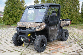 Open Trail full UTV cab with roof and doors, designed for all-weather protection and off-road durability.