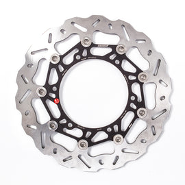 Braking Sk2 directional rotor right 32-6121R for bike brakes, showing the metal disc with venting holes and mounting surface.